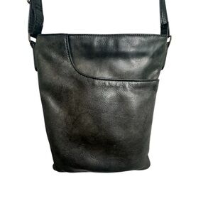 Margot Elegant 2 colored sides Leather Crossbody Bag